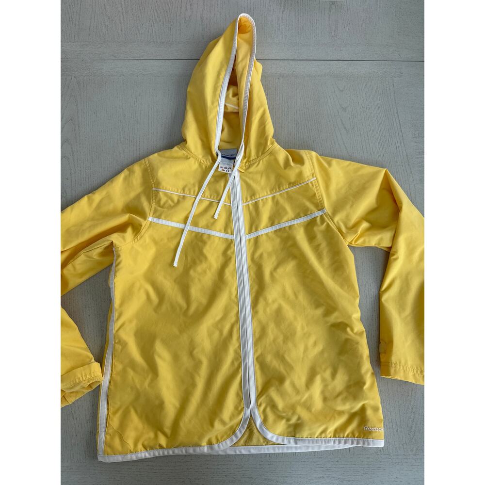 Butter Yellow Reebok Windbreaker Jacket Gorpcore Spring Sporty E